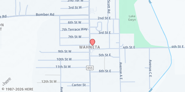 Map showing FBC Wahneta at 3469 Rifle Range Road, Winter Haven, FL