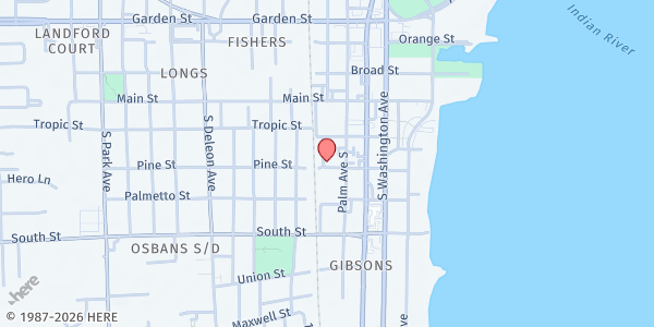Map showing No One Hungry / Pine St. at 418 Pine St., Winter Park, FL