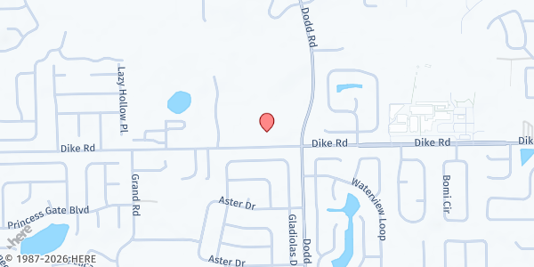 Map showing SDA Spanish/ Winter Park - 3700 Dike Road at 3700 Dike Road, Winter Park, FL