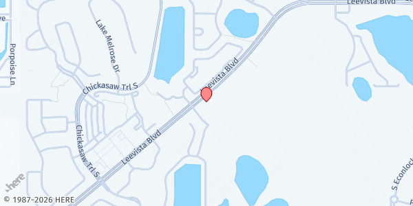 Map showing St. Peter the Apostle Coptic Orthodox Church at 8849 Passaic Parkway, Winter Park, FL