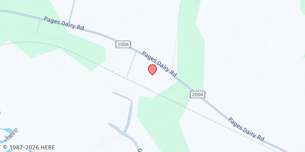 Map showing Harbor Shores Apostolic Church at 86674 Pages Dairy Road, Yulee, FL