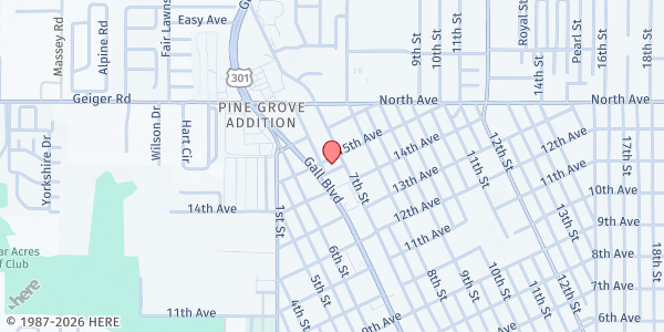 Map showing Meals on Wheels, East Pasco at 38112 15th Ave, Zephyrhills, FL