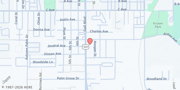 Map showing Thomas Promise Foundation at 4424 gall blvd, Zephyrhills, FL