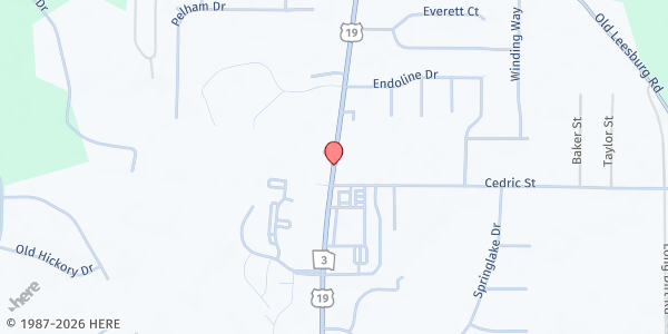 Map showing Love Thy Neighbor - Avalon UMC at 109 S. Walnut St., Albany, GA