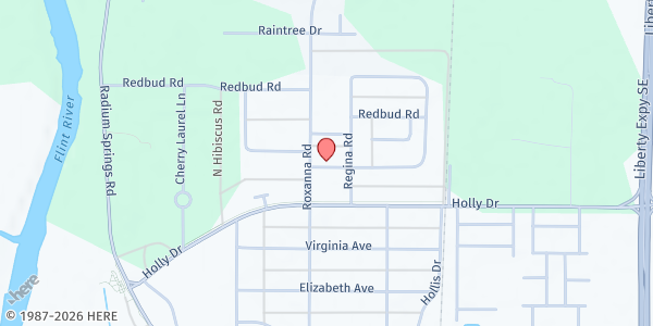 Map showing New Seasons Church At Radium Springs at 2402 Roxanna Rd., Albany, GA