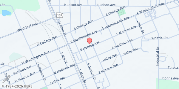 Map showing Manatial de Vida of Turner County - Ashburn at 251-253 East Monroe Avenue, Ashburn, GA