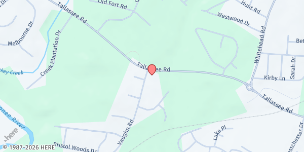 Map showing City of Hope Athens, INC at 565 Tallassee Road, Athens, GA