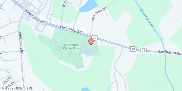 Map showing Cornerstone Food Pantry at 4680 Lexington Rd, Athens, GA