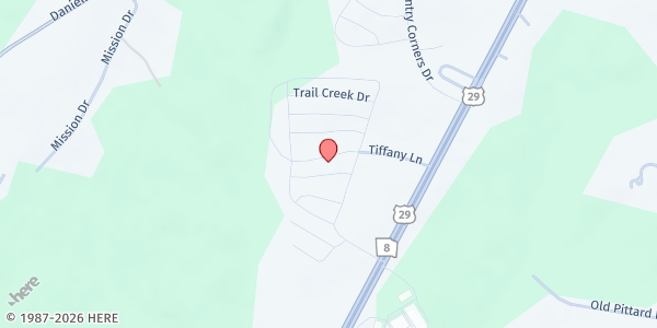Map showing The Catholic Center @ Pinewoods Estates at 1465 US-29, Athens, GA