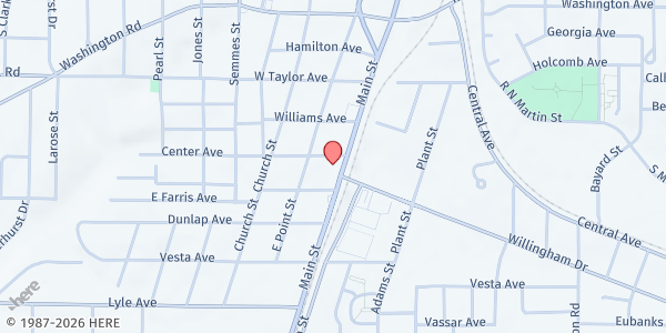 Map showing Arden's Garden at 3113 Main St, Atlanta, GA