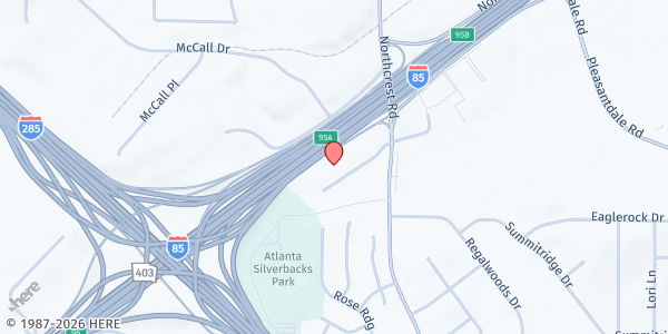 Map showing Made For Bigger - Atlanta at 4209 Northeast Expressway, Atlanta, GA
