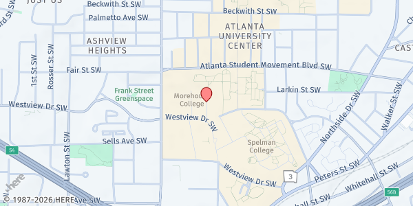 Map showing Mimi's Pantry - Thomas Cole Science and Research Center at Thomas Cole Science and Research Center, 266 Lee Lane Southwest, Atlanta, GA