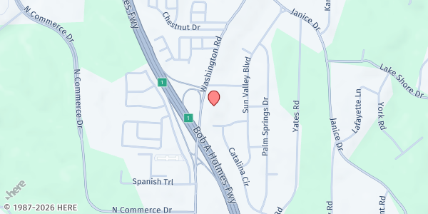 Map showing The Pantry – Atlanta at Chapelhill Church at 4330 Washington Road, Atlanta, GA