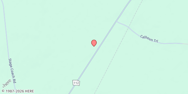 Map showing Rock of Faith Church, Inc. at 8883 Georgia 112, Baconton, GA