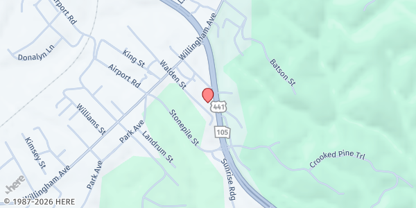 Map showing Get Real Ministries, Inc. - Baldwin at 102 US-441, Baldwin, GA