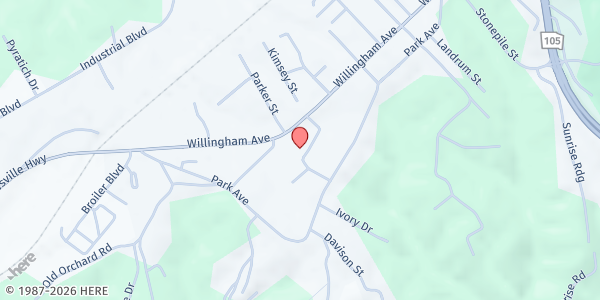 Map showing Life Church Baldwin at 110 Church St, Baldwin, GA