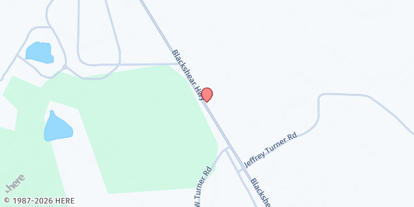 Map showing Baxley Church of God at 353 Blackshear Hwy, Baxley, GA