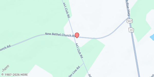 Map showing Victory Center at 29 pinegrove rd, beaufort, GA