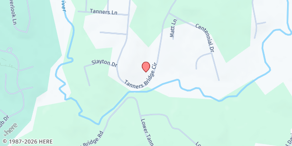 Map showing Appalachee Shoals Missionary Baptist Church at 553 Tanners Bridge Circle, Bethlehem, GA