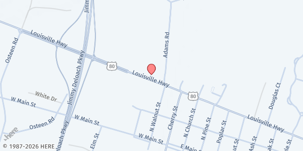 Map showing Keren OHR at 109 US-80, Bloomingdale, GA