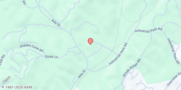 Map showing Fannin County Family Connection at 501 Fannin Industrial Park, Blue Ridge, GA