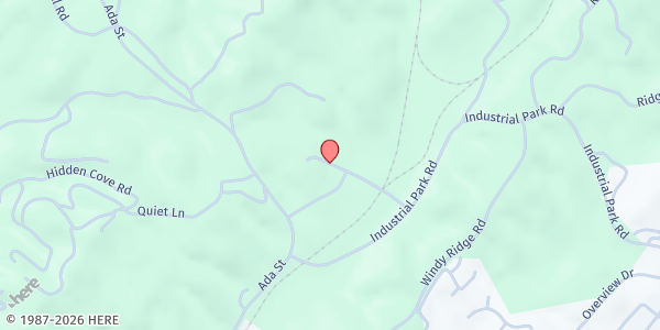 Map showing Fannin County Family Connection at 501 Fannin Industrial Park, Blue Ridge, GA