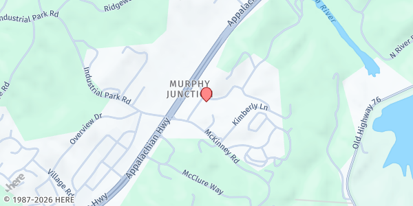 Map showing There's Hope for the Hungry Inc. - Blue Ridge - Baptist Association at 64 Tammen Dr, Blue Ridge, GA