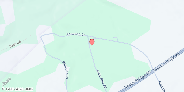 Map showing Bath Presbyterian Church at 3910 Bath-Edie Rd., Blythe, GA