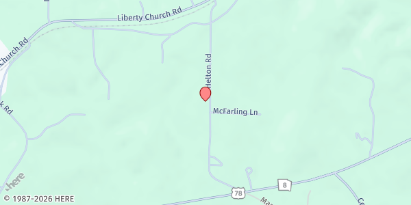 Map showing Bremen Food & Clothing Bank at 180 Helton Rd., Bremen, GA