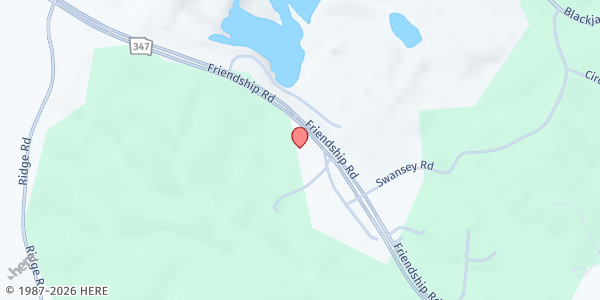 Map showing Buford Family Community Center at 4042 Friendship Rd., Buford, GA