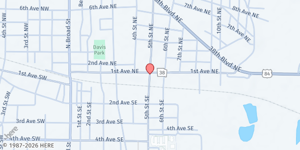 Map showing HELP Agency - Cairo at 985 1st NW, Cairo, GA