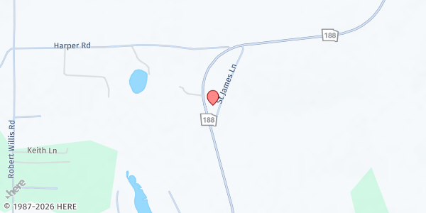 Map showing Redeeming Life Fellowship Church at 2378 State Route 188, Cairo, GA