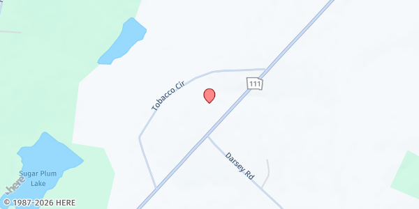 Map showing Fresh Start Global Outreach Ministries, Inc. at 7324 GA-111 South, Calvary, GA