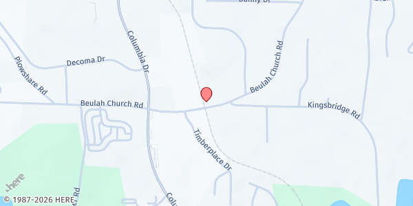 Map showing Carroll County Soup Kitchen at 345 Beulah Church Road, Carrollton, GA