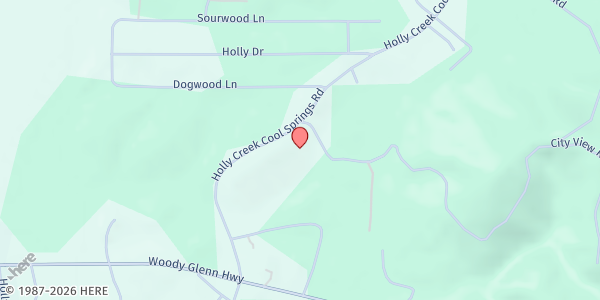 Map showing There's Hope for the Hungry Inc. - Chatsworth - Holly Creek at 422 Holly Creek Cool Springs Rd, Chatsworth, GA