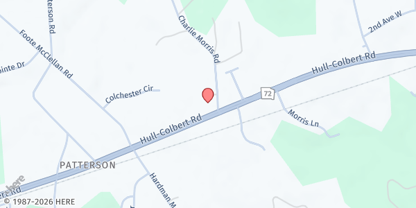 Map showing MedLink Colbert at 11 Charlie Morris Road, Colbert, GA