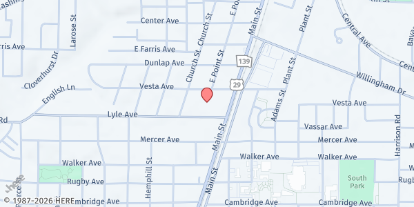 Map showing Metro Atlanta Urban Farm in College Park Inc. at 3271 Main St, College Park, GA