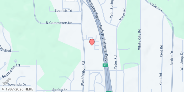 Map showing Spread The Word Christian Ministries at 4626 Washington Road, College Park, GA