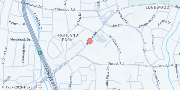 Map showing Spirit, Truth, and Liberty Ministries, Inc at 3568 Macon Rd., Columbus, GA