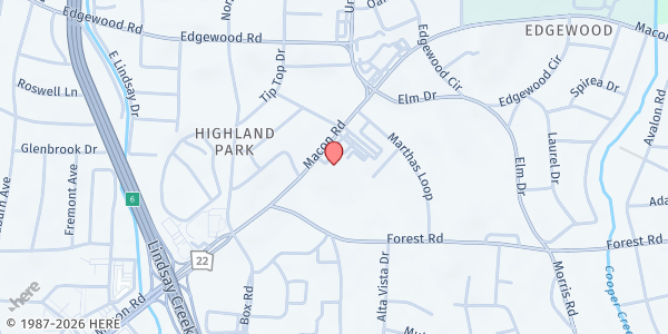 Map showing Spirit, Truth and Liberty Ministries, Inc at 3574 Macon Road, Columbus, GA