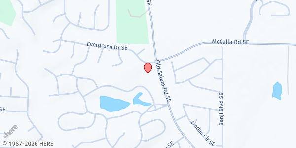 Map showing Conyers SDA Church at 3001 Old Salem Rd. SE, Conyers, GA