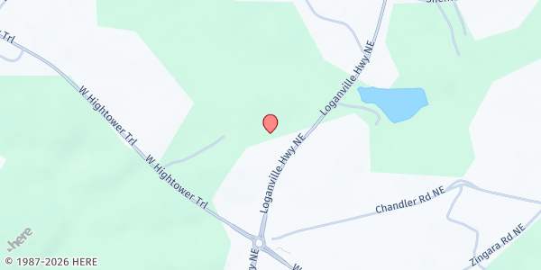 Map showing Presbyterian Church of the Resurrection at 3676 GA-20, Conyers, GA