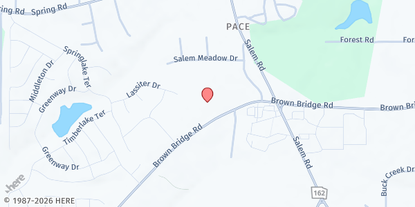 Map showing Community C.A.R.E.S. Foundation, Inc at 13108 Brown Bridge Road, Covington, GA