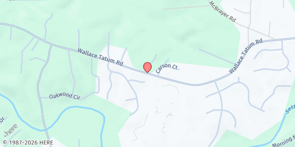 Map showing Hightower Baptist Association, Inc. at 8630 Wallace Tatum Rd, Cumming, GA