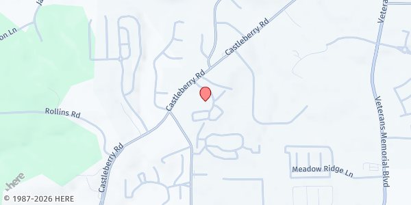Map showing Willows Apartment Complex at 225 Nancy Lane, Cumming, GA