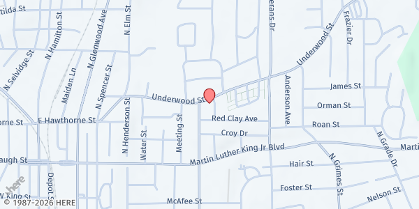 Map showing Dalton Housing Authority at 405 Sequoyah Pl., Dalton, GA