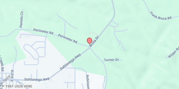 Map showing The Place - Dawson County at 829 GA-9, Dawsonville, GA