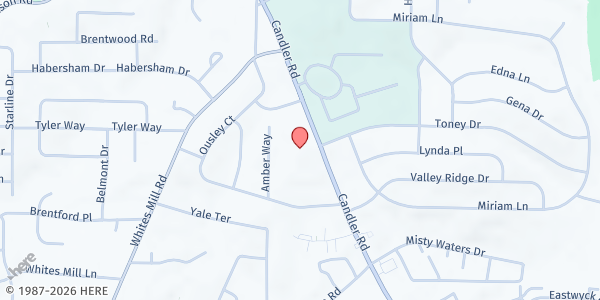 Map showing Decatur Seventh Day Adventist Church at 2321 Candler Road, Decatur, GA