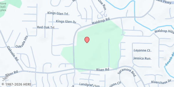 Map showing Redeeming Spirit Soul and Body (RSS&B) at 3810 Waldrop Road, Decatur, GA