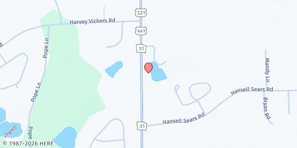 Map showing Senda De Vida Church at 4065 US-441, Douglas, GA